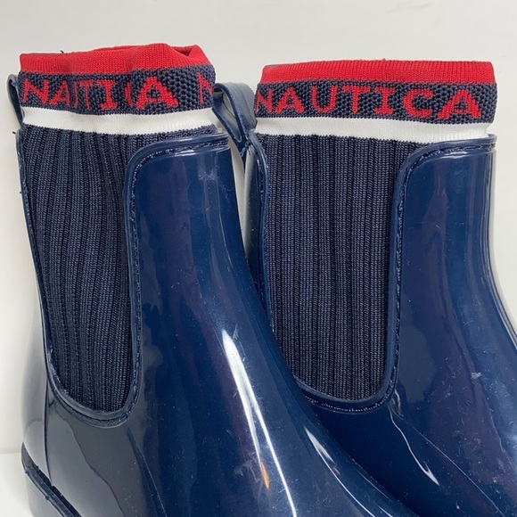 Nautica Blue Loytan Slip-on Ankle Bootie Rainboots Size 7 NWT - Picture 7 of 17